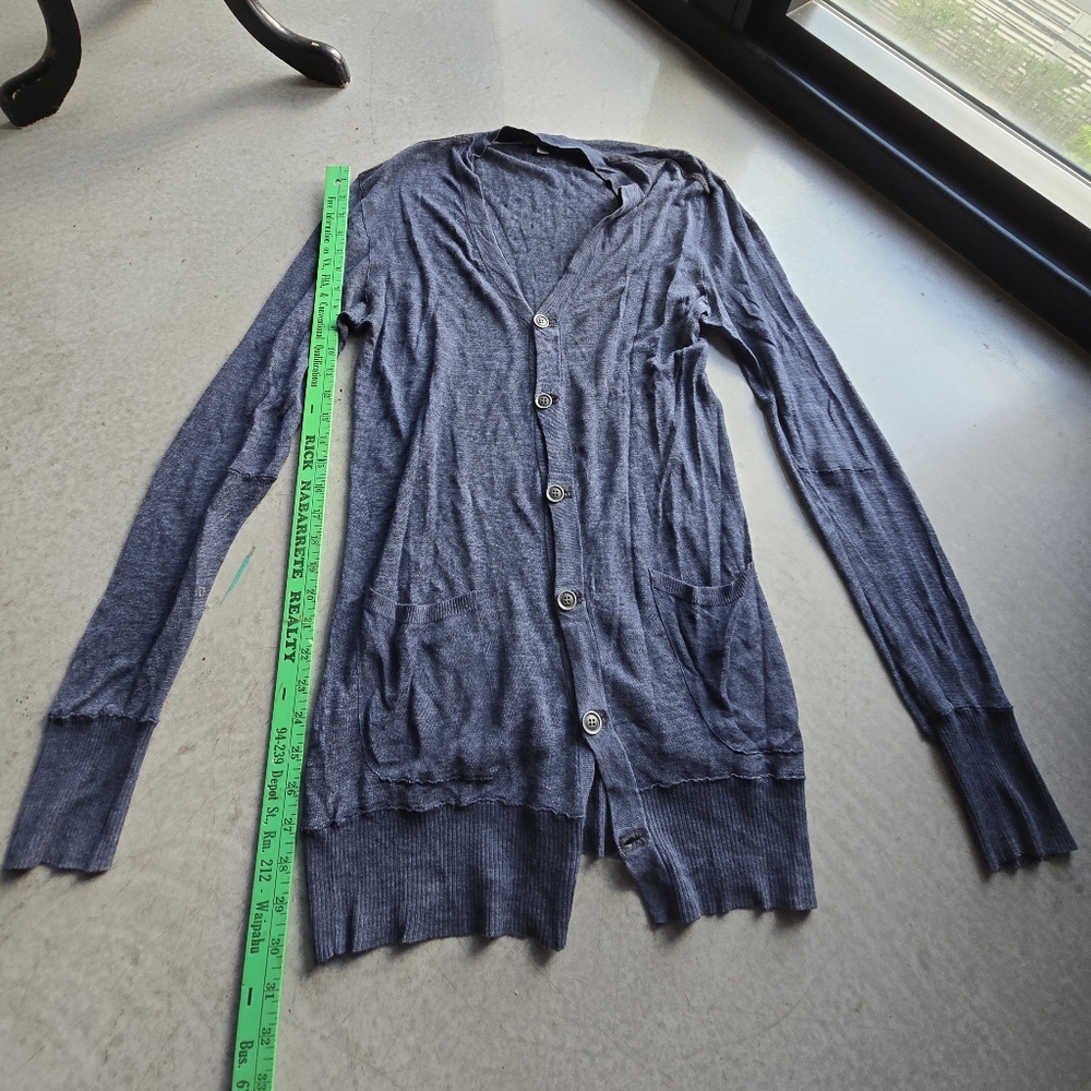John Varvatos cardigan navy blue, size L